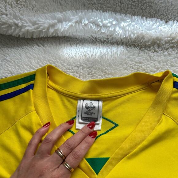 VTG Adidas Brazil World Cup 2006‎ Official Licensed Size Large - Picture 7 of 8